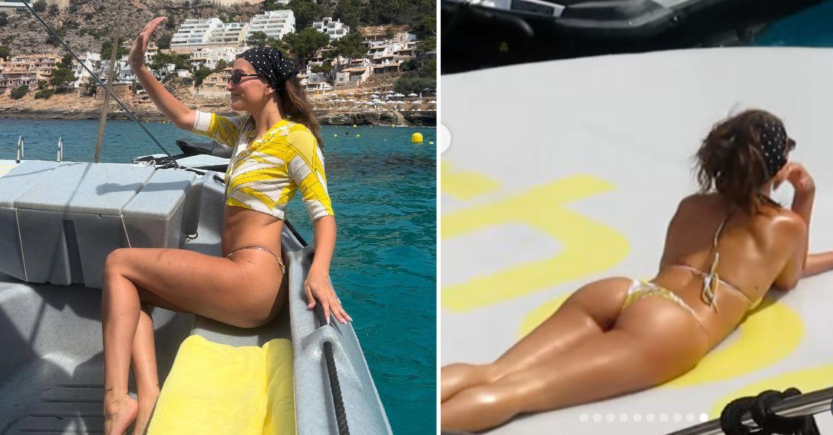 hailey bieber shows butt bikini vacationing husband justin rumored rough patch photos