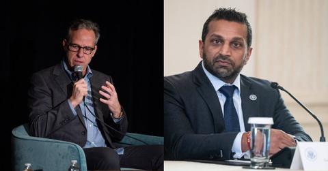 Photo of Jake Tapper and Kash Patel