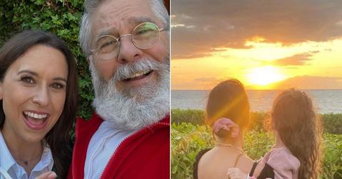 photo of Lacey Chabert; photo of Lacey and daughter.