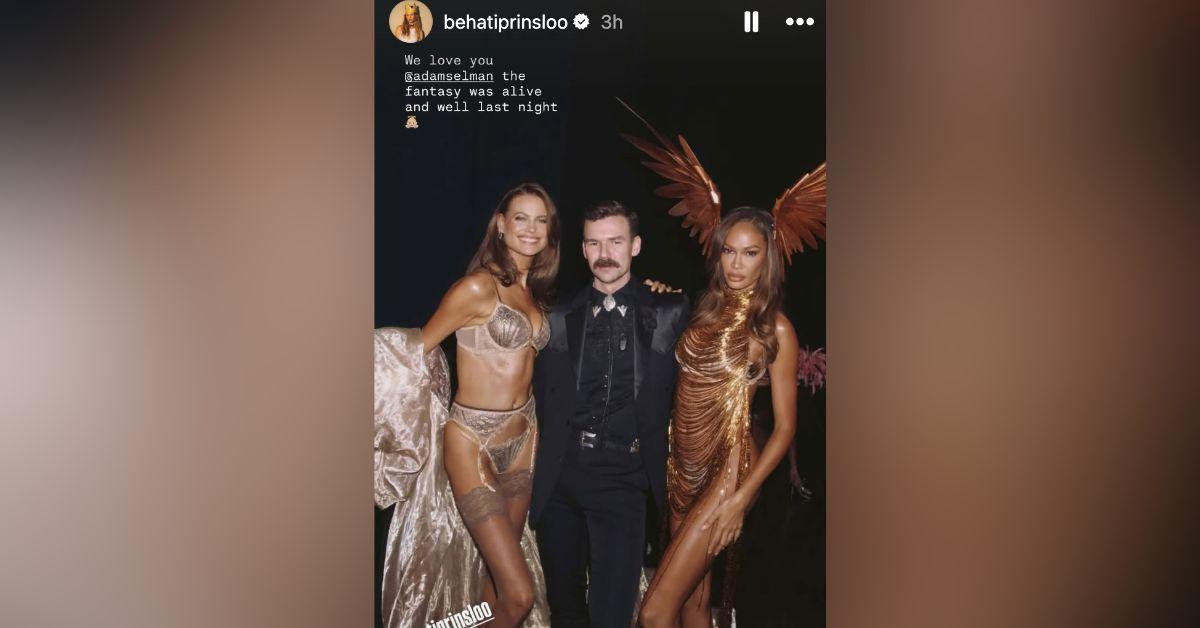 Image of Behati Prinsloo walked in the 2025 Victoria's Secret Fashion Show.