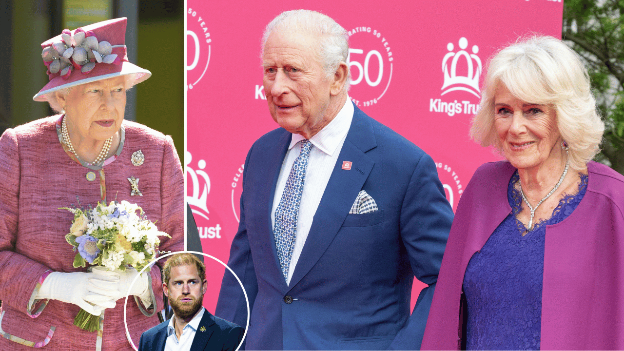 Queen Elizabeth II; Prince Harry ;King Charles;Queen Camilla