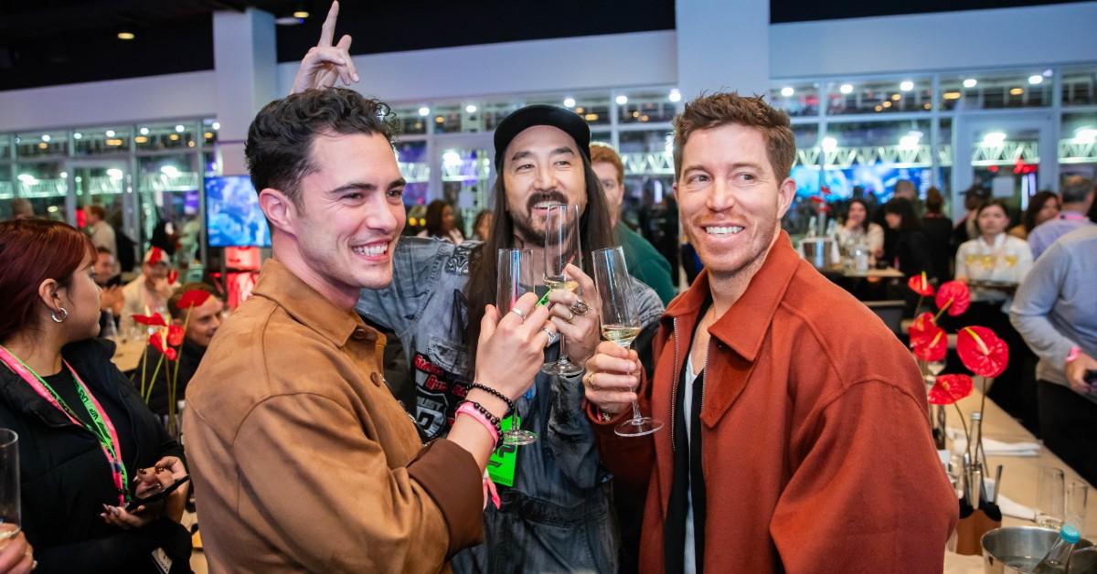 photo credit steven blancodarren barnet steve aoki shaun white