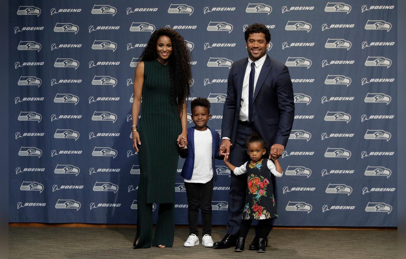 Ciara’s Daughter Sienna Cheers On Dad Russell Wilson At His Game