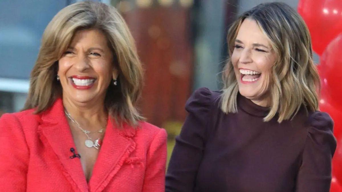 image of hoda kotb and savannah Guthrie