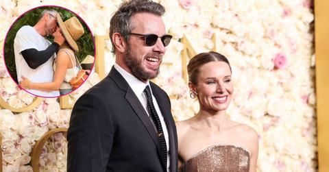 composite photo of kristen bell and dax shepard