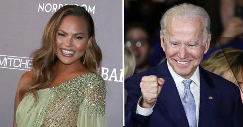 joe biden follows chrissy tiegen twitterpostpic