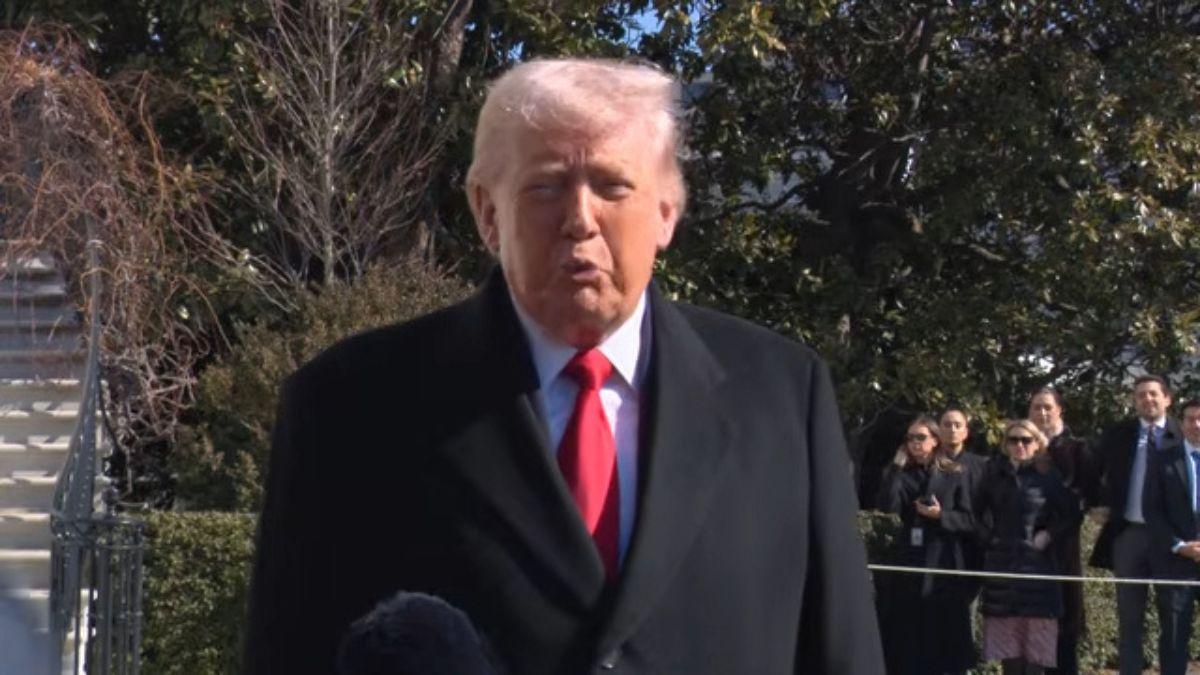 Photo of Donald Trump claimed local authorities 'didn't want to let go' of Nancy Guthrie's case.