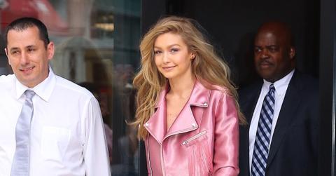 A glam Gigi Hadid is pretty in pink!