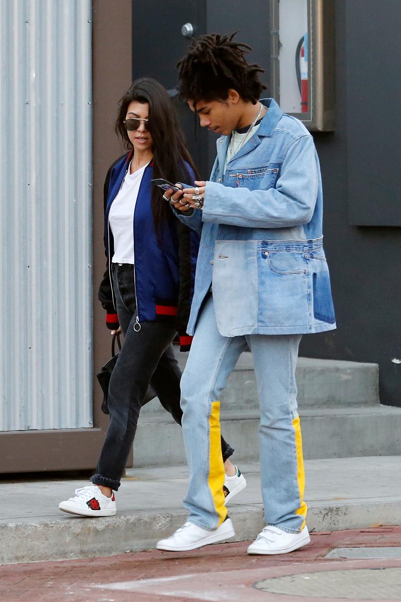 EXCLUSIVE: Kourtney Kardashian hangs out with a friend while she does some shopping in Malibu