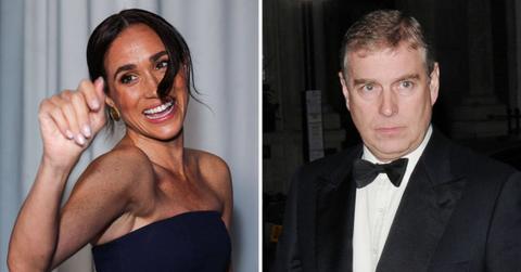 Split photo of Meghan Markle and Ex-Prince Andrew
