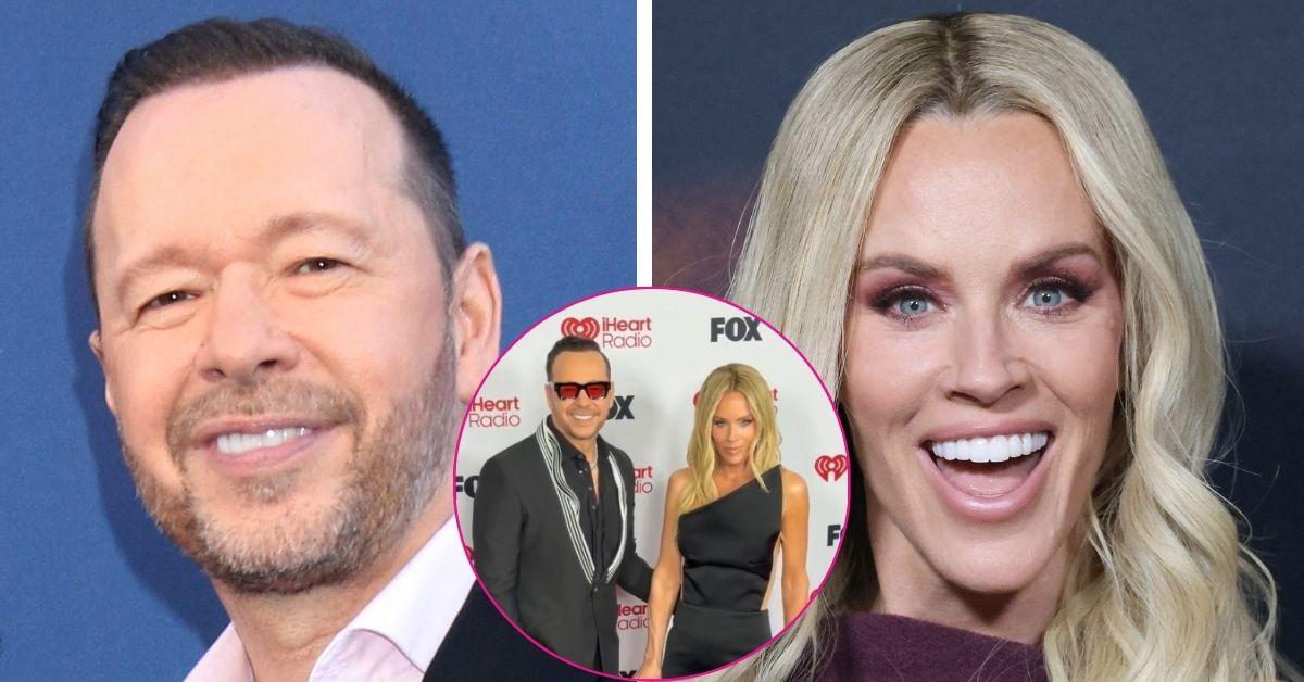 Slim Jenny McCarthy Stuns Alongside Donny Wahlberg at iHeartRadio Music Awards: Watch