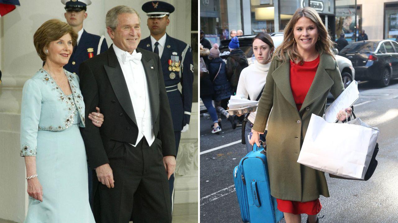 Jenna Bush Hager, Laura Bush, George W. Bush