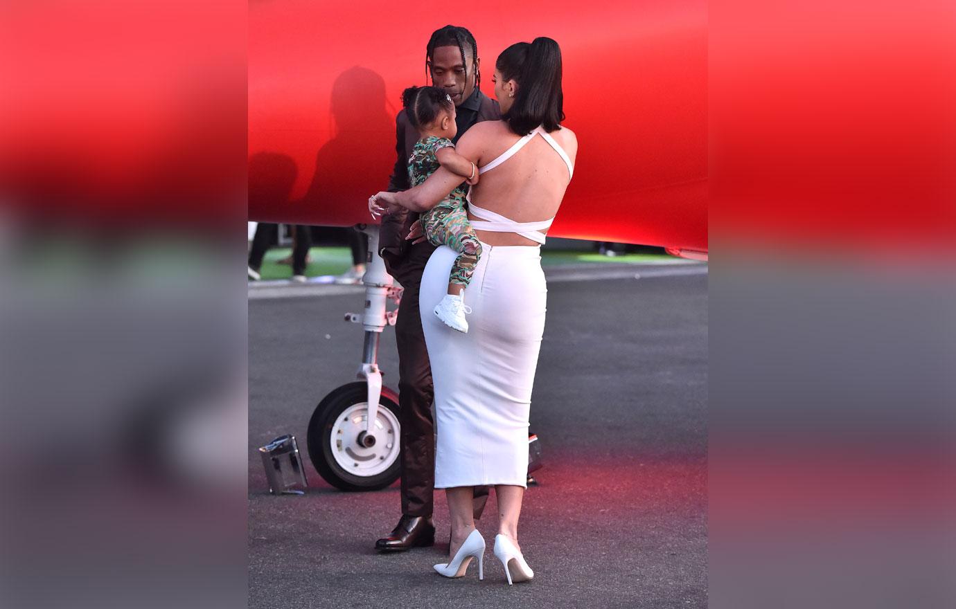 Kylie Jenner & Travis Scott Reunite At Disney World With Stormi