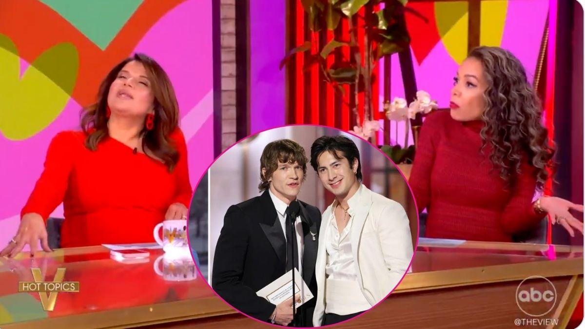 Composite photo of Ana Navarro, Sunny Hostin, Connor Storrie and Hudson Williams