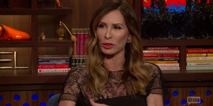 Carole radziwill luann de lesseps feud rhony