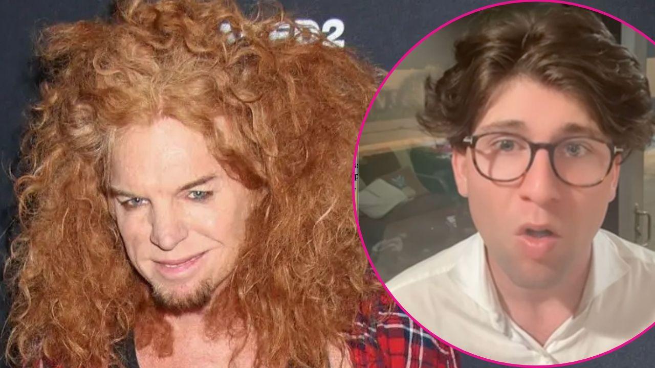 Photo of Carrot Top and Zachary DeFazio