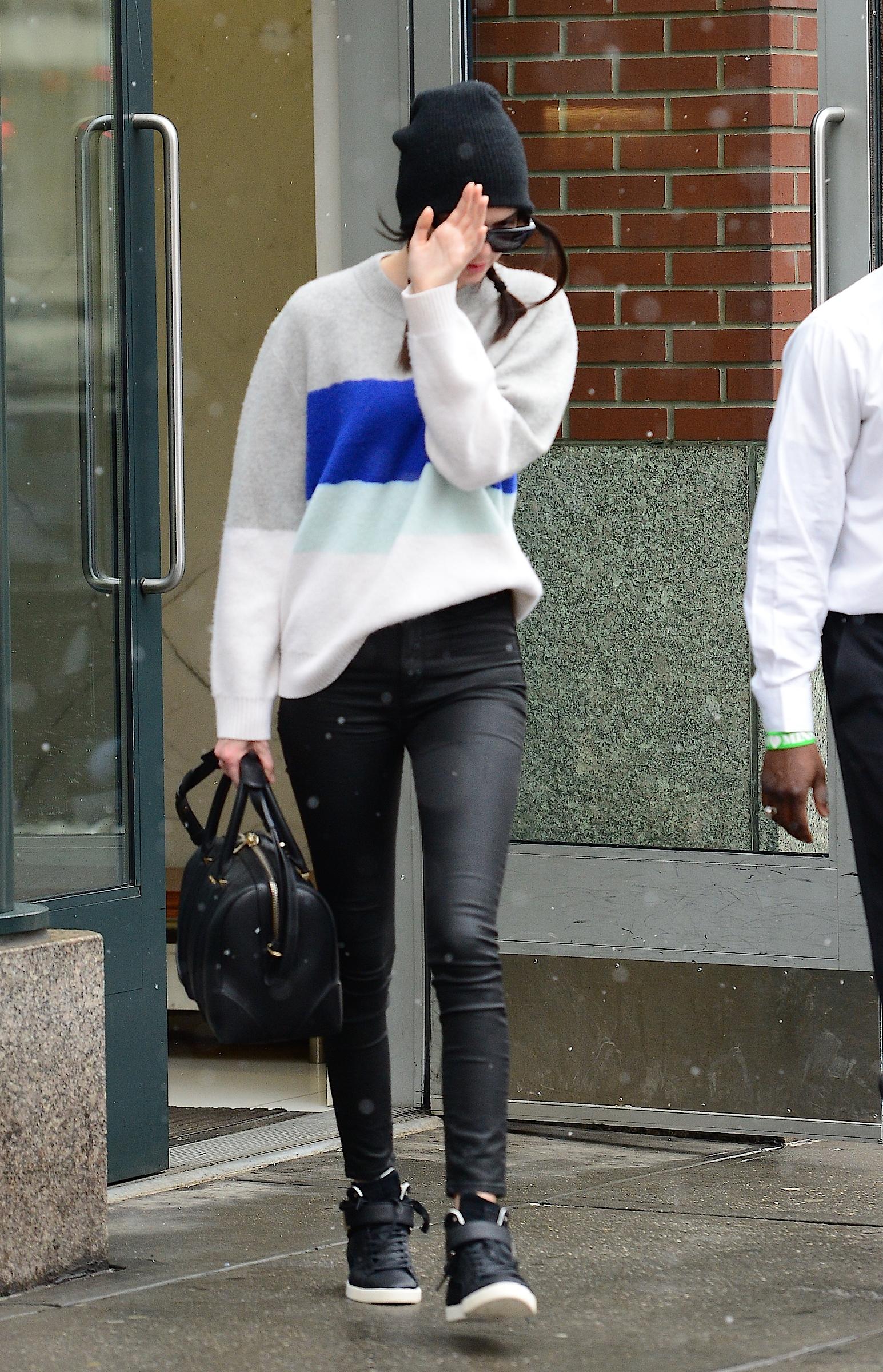 Kendall Jenner is seen out and about in New York City, NY