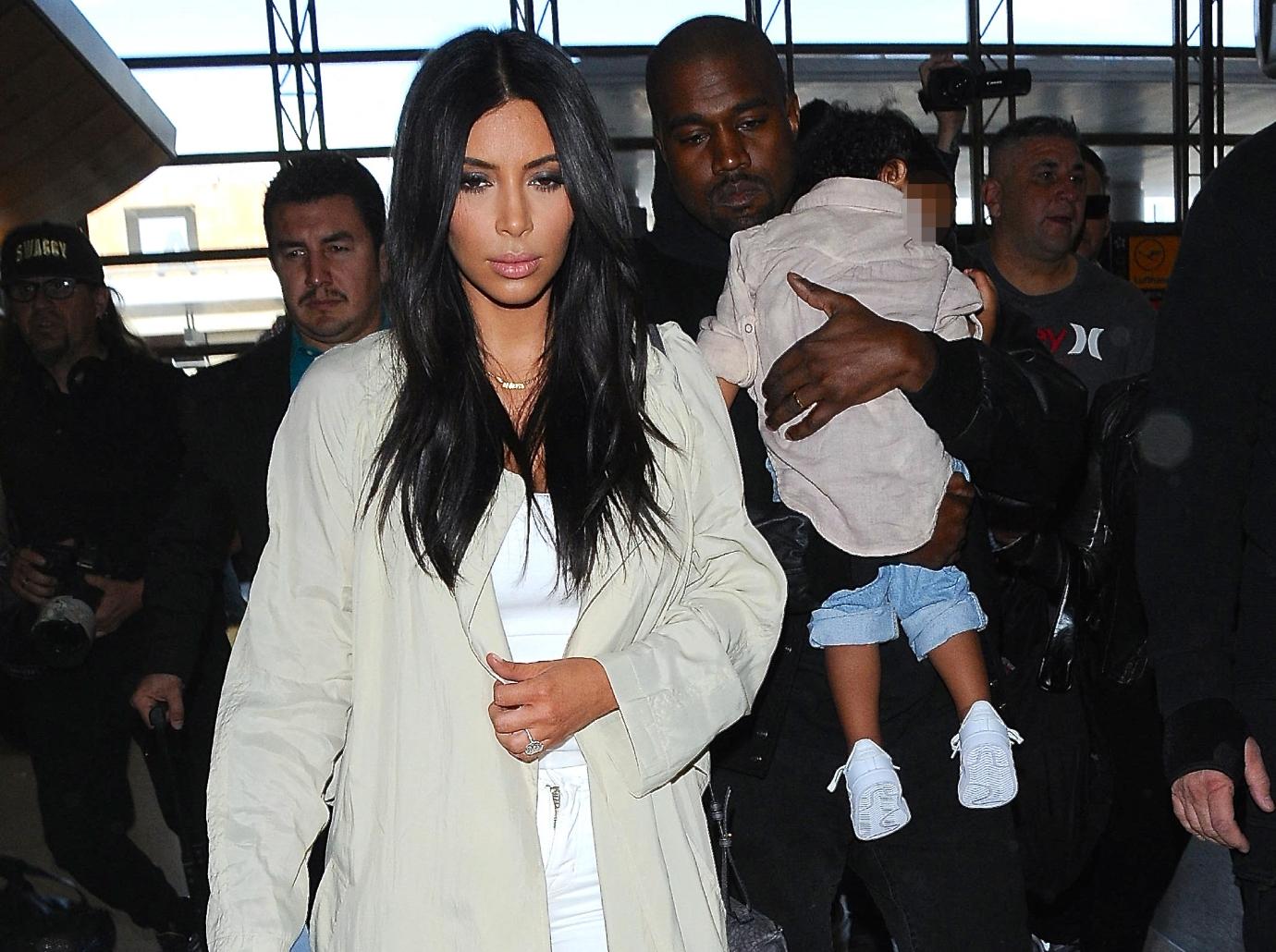 kanye west kim kardashian kids fake school celebrities