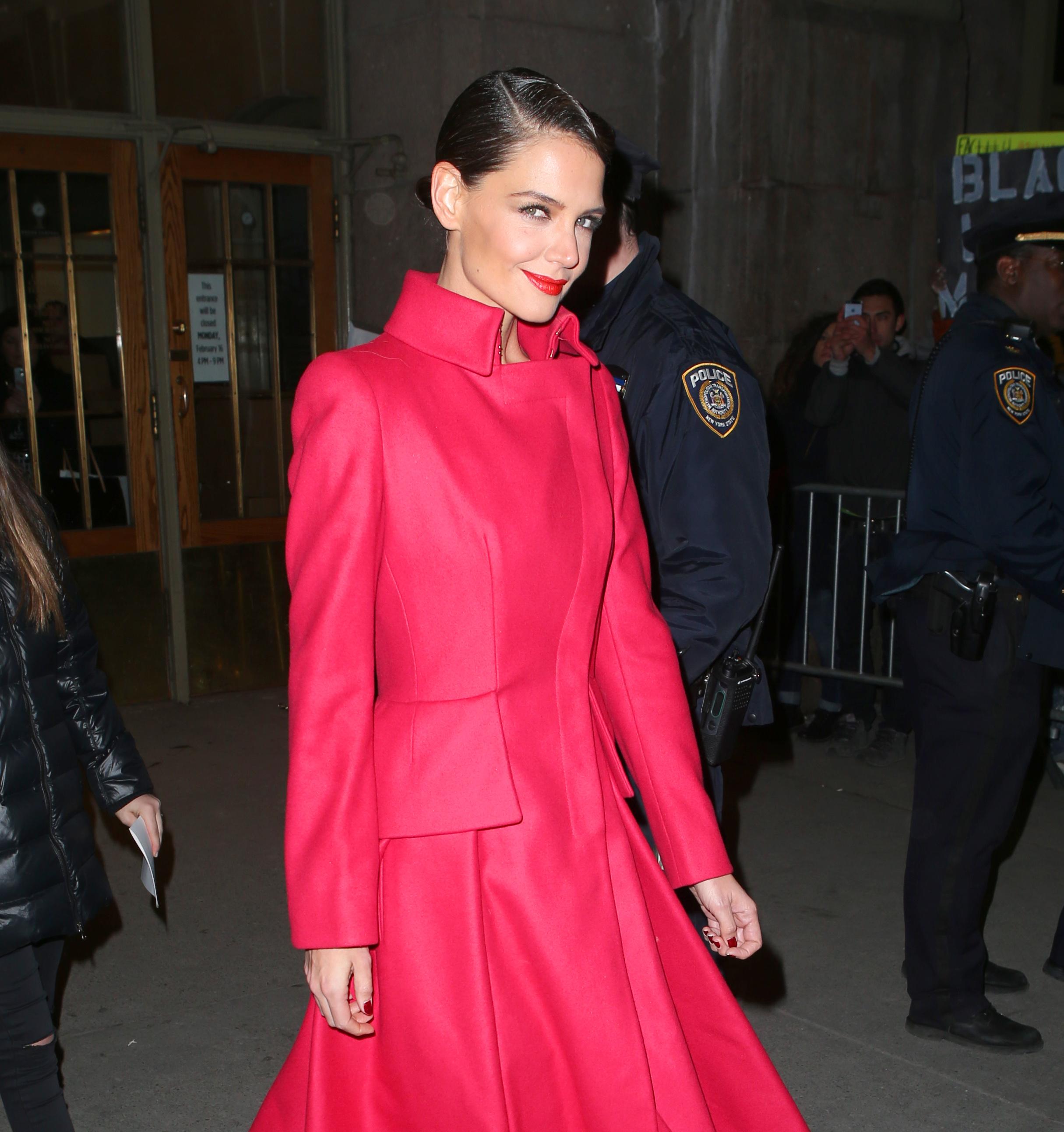 Celebrities attend the Zac Posen Fall 2015 fashion show in New York City, NY