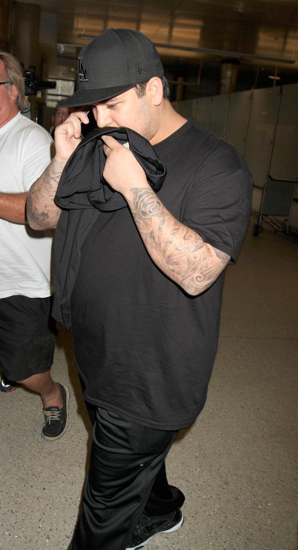 Rob kardashian weight gain issues