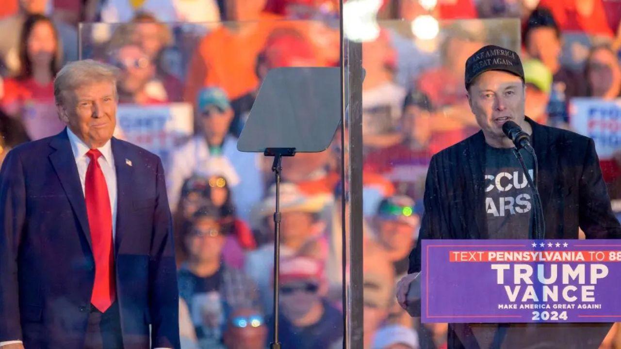 image of trump and Elon musk