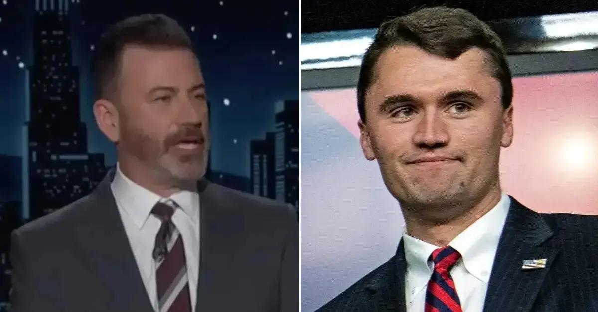 Image of Jimmy Kimmel's show was suspended in September due to comments he made about Charlie Kirk.