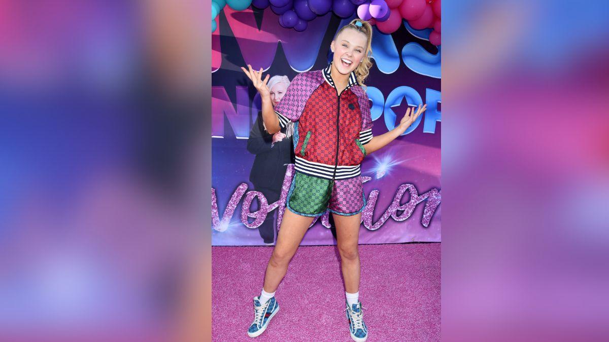 image of JoJo Siwa worked with her team on the remix of the bop.