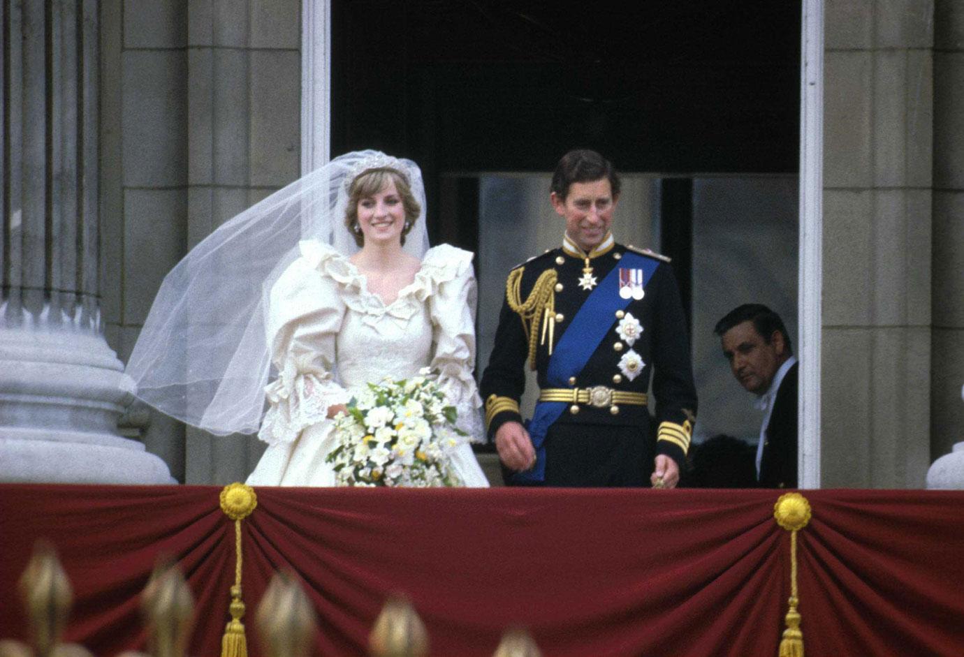 Prince Charles &amp; Lady Diana On Wedding Day