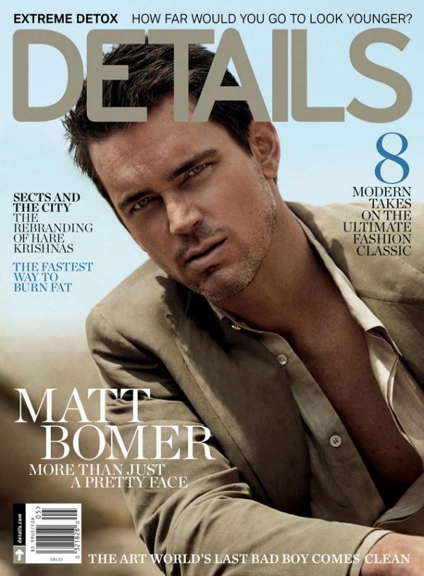 Matt Bomer on the cover of the May 2014 issue of Details