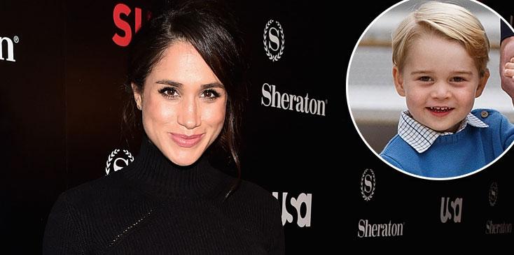 Meghan Markle Prince Harry George Royal Family Long