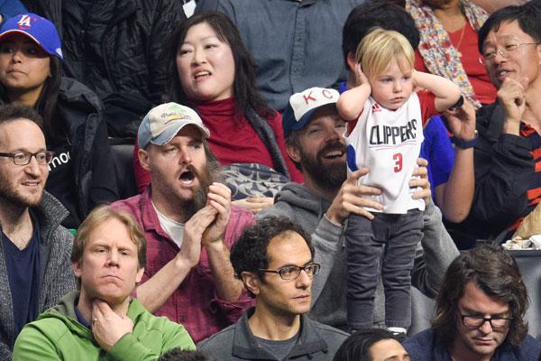 Jason Sudeikis Son Otis Basketball Game