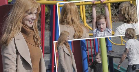 nicole kidman keith urban daughters park playdate