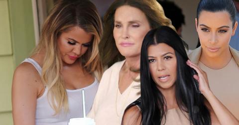 Kardashian sisters feuding caitlyn jenner