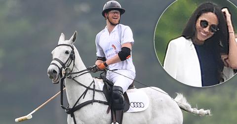 Meghan markle prince harry polo match 1