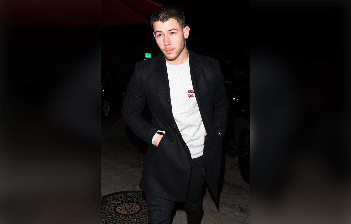 Nick Jonas keeps it sharp for dinner at Craig&#8217;s