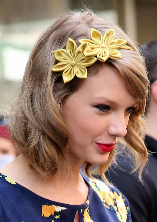 Taylor swift floral headband