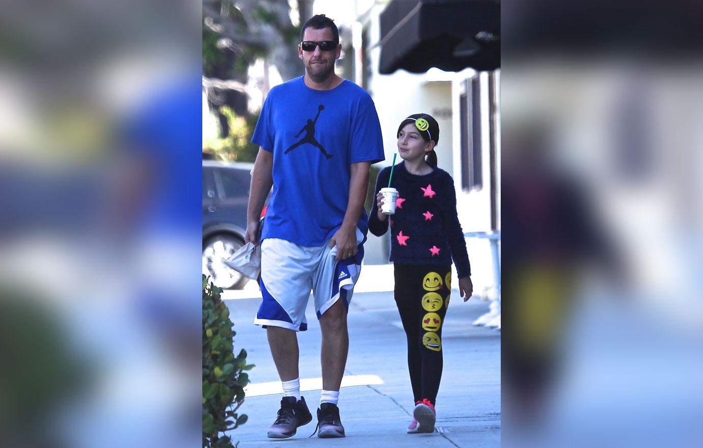 Adam sandler daughter sunny outing