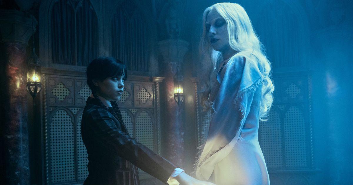 Photo of Jenna Ortega and Lady Gaga