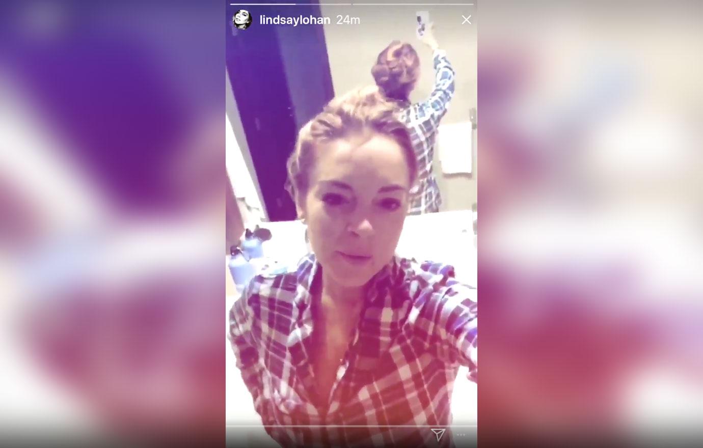 lindsay lohan defends harvey weinstein video 03