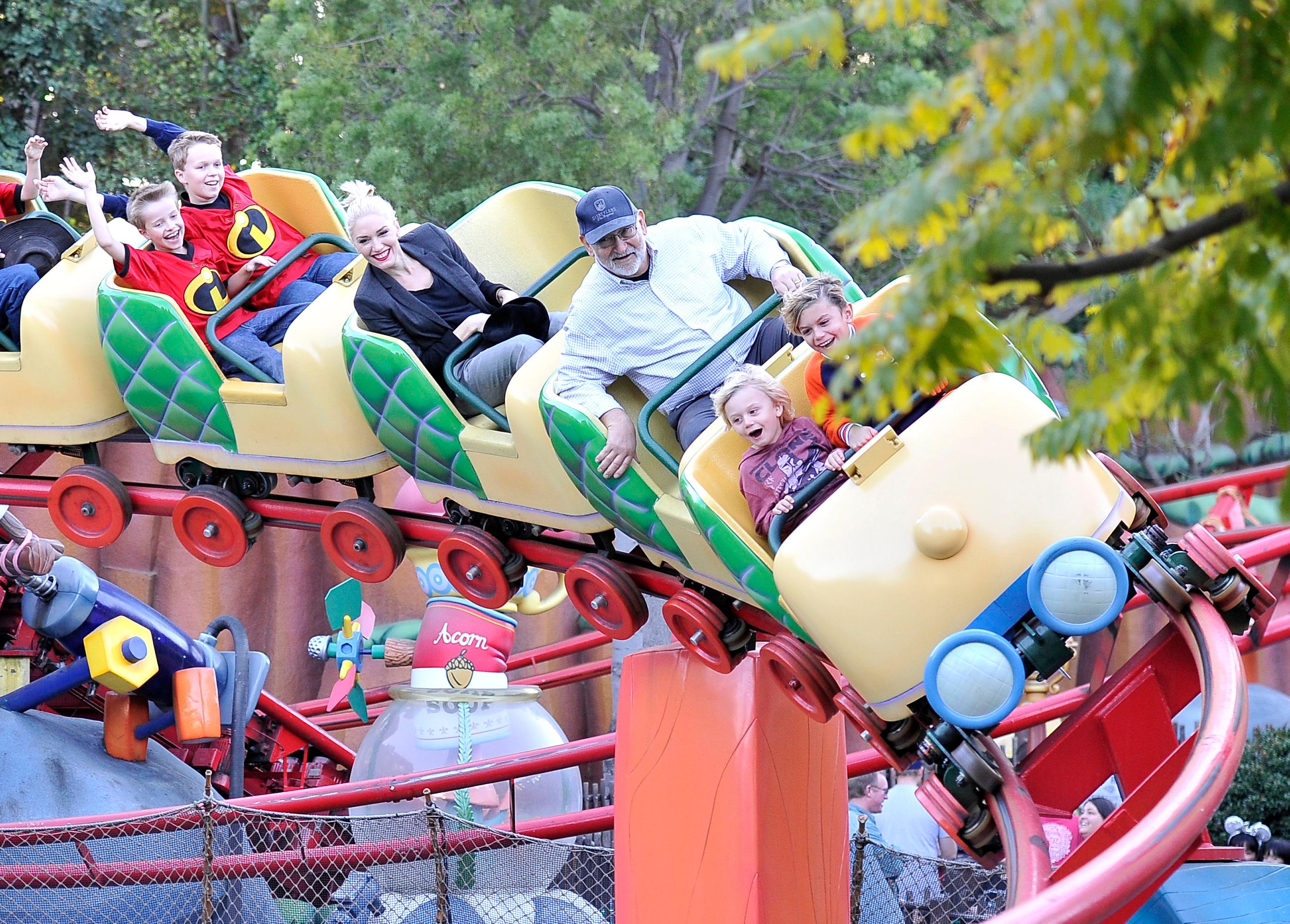 Gwen Stefani and Gavin Rossdale spend quality time with their kids at Disneyland