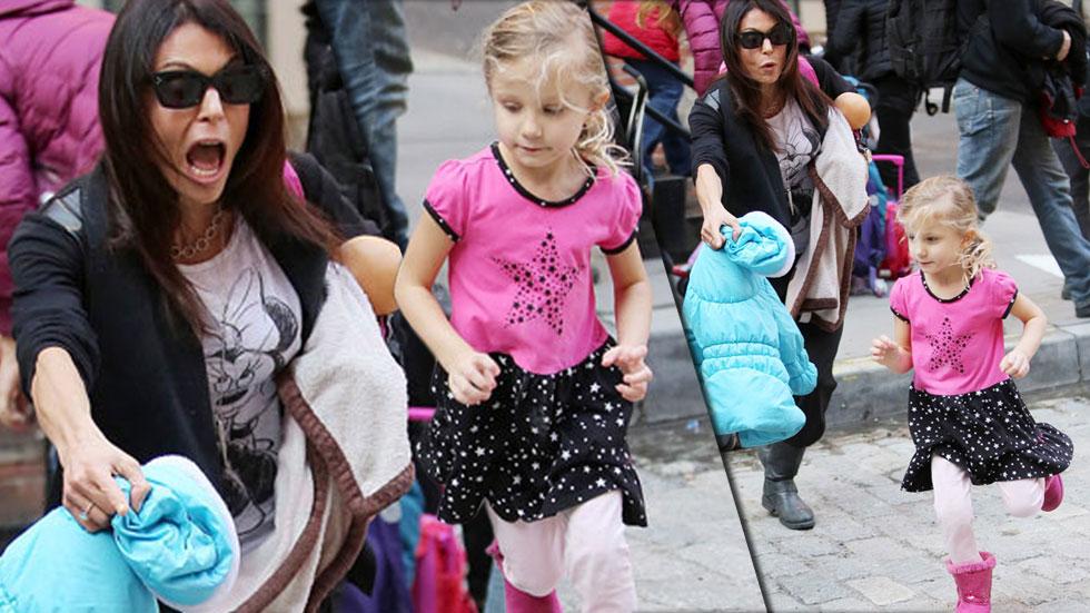 Bethenny Frankel and daughter Bryn indulge in healthy snacks at the park