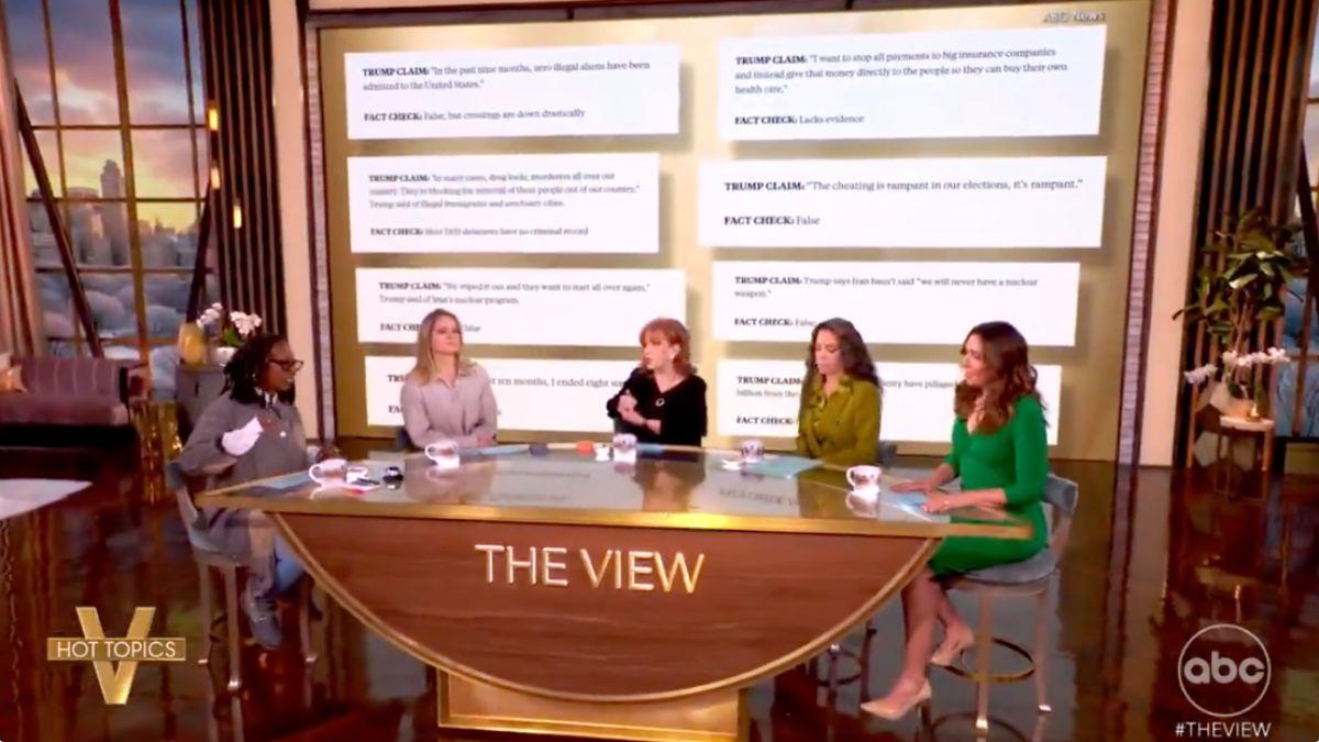 Photo of Joy Behar said the address made her 'nauseous.'