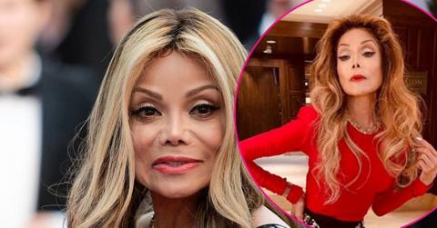 Split photo of La Toya Jackson