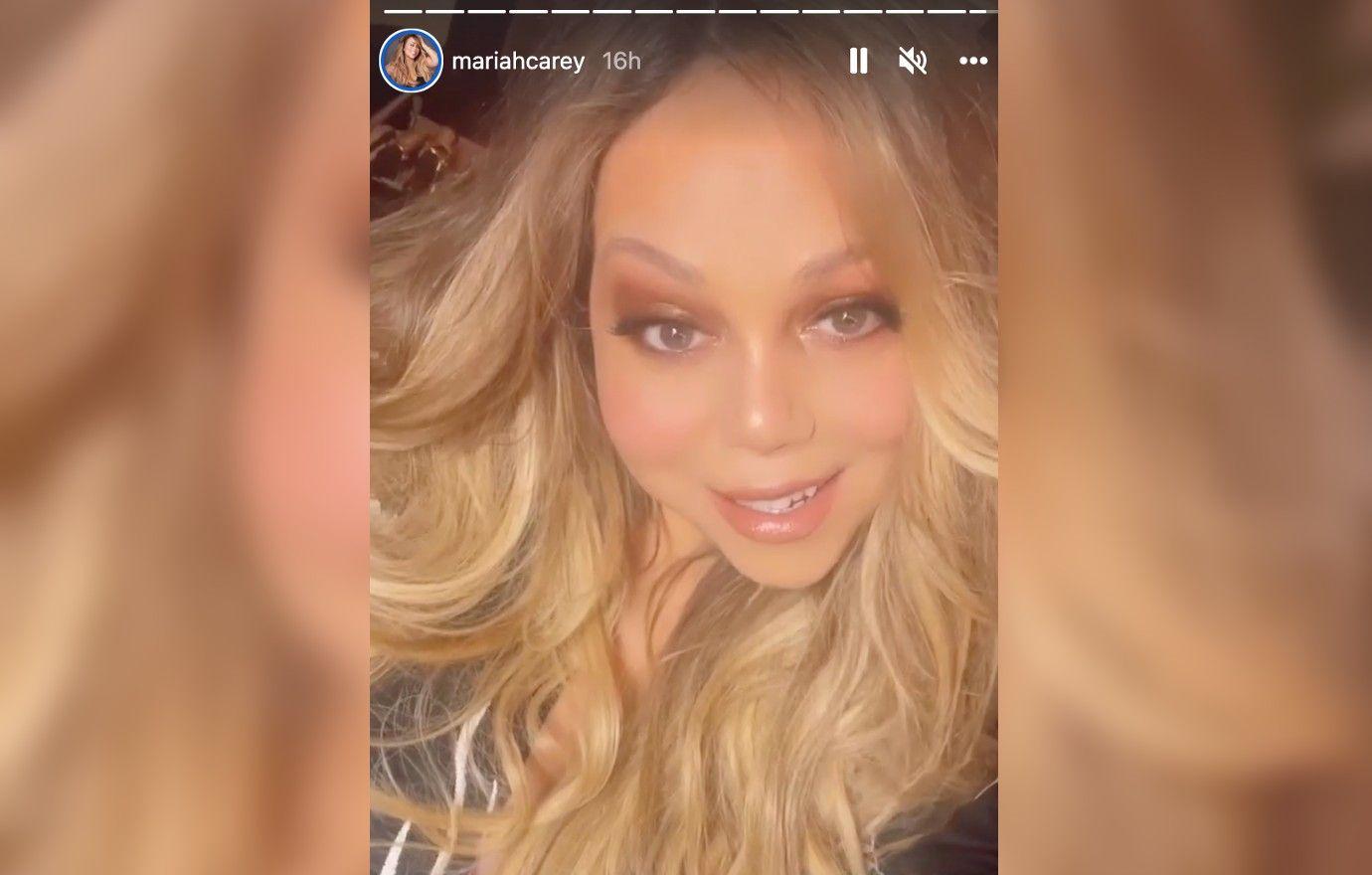 mariah carey gorgeous makeup free selfie