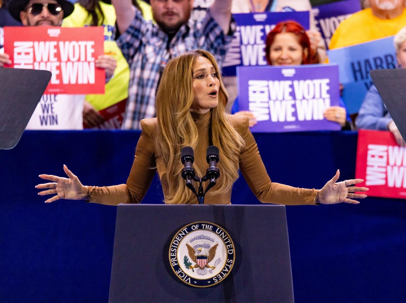 jennifer lopez donald trump offended latino puerto rico garbage rally