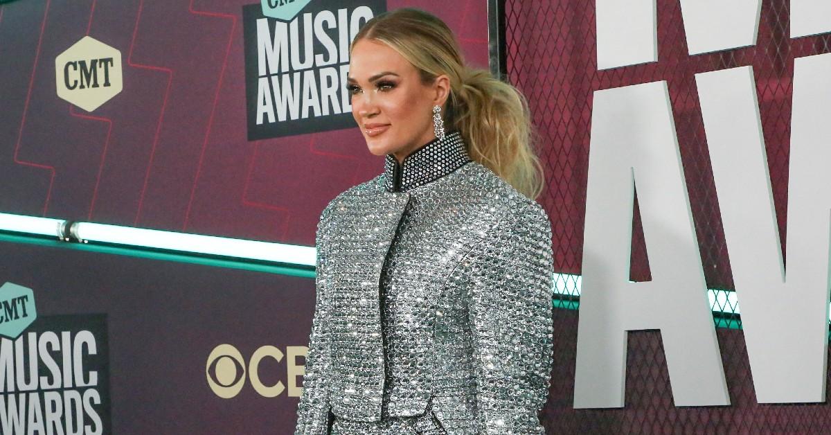 Carrie Underwood Rocks Denim Mini Dress As She Announces New Album –  Hollywood Life