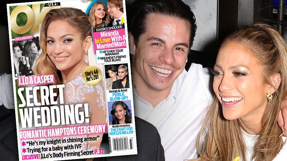 Jennifer lopez casper smart secret wedding