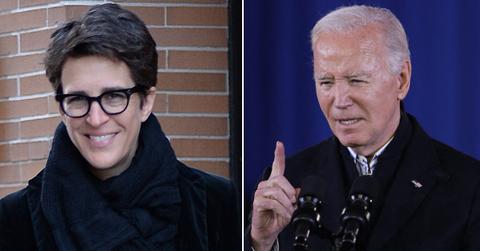 rachel maddow roasted joe biden not too old president ride bike pp
