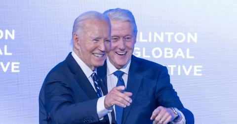 Photo of Joe Biden and Bill Clinton