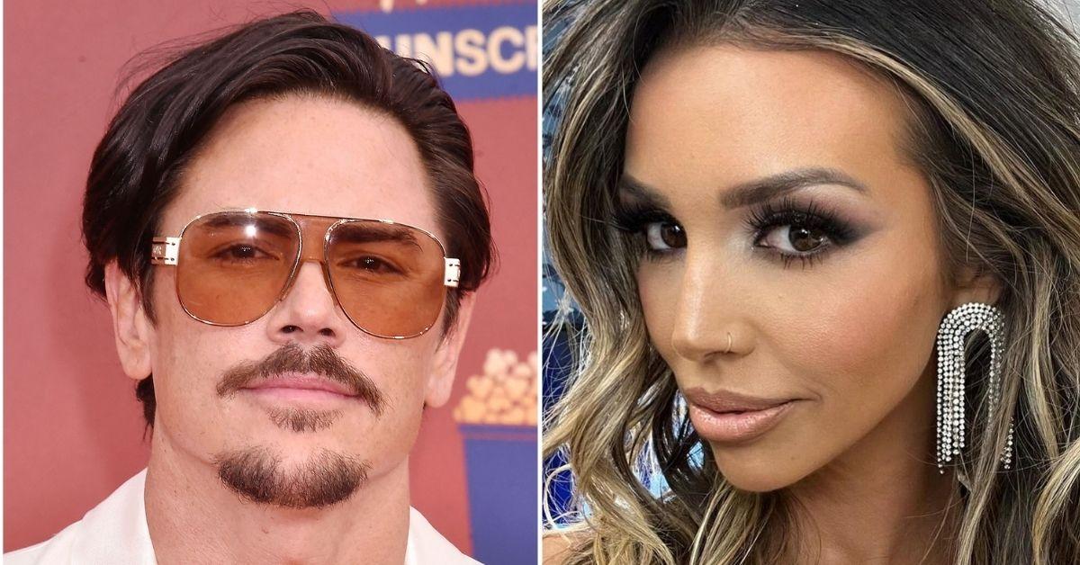 Composite picture of Tom Sandoval and Scheana Shay.